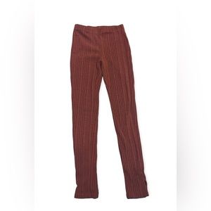 Brown cotton leggings pants
